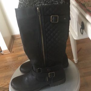 Brand new black below the knee boots